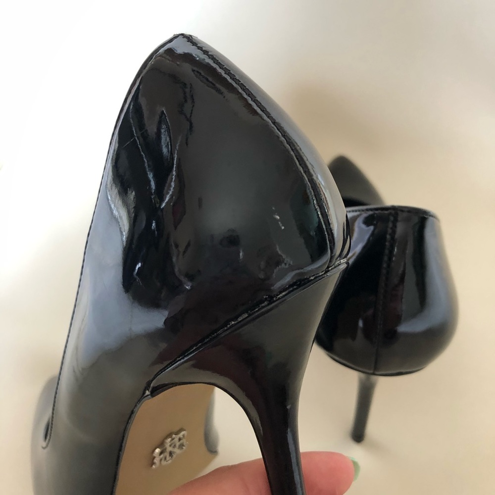 Rock & Republic Black Patent Leather Heels, Size 8 - Picture 7 of 8